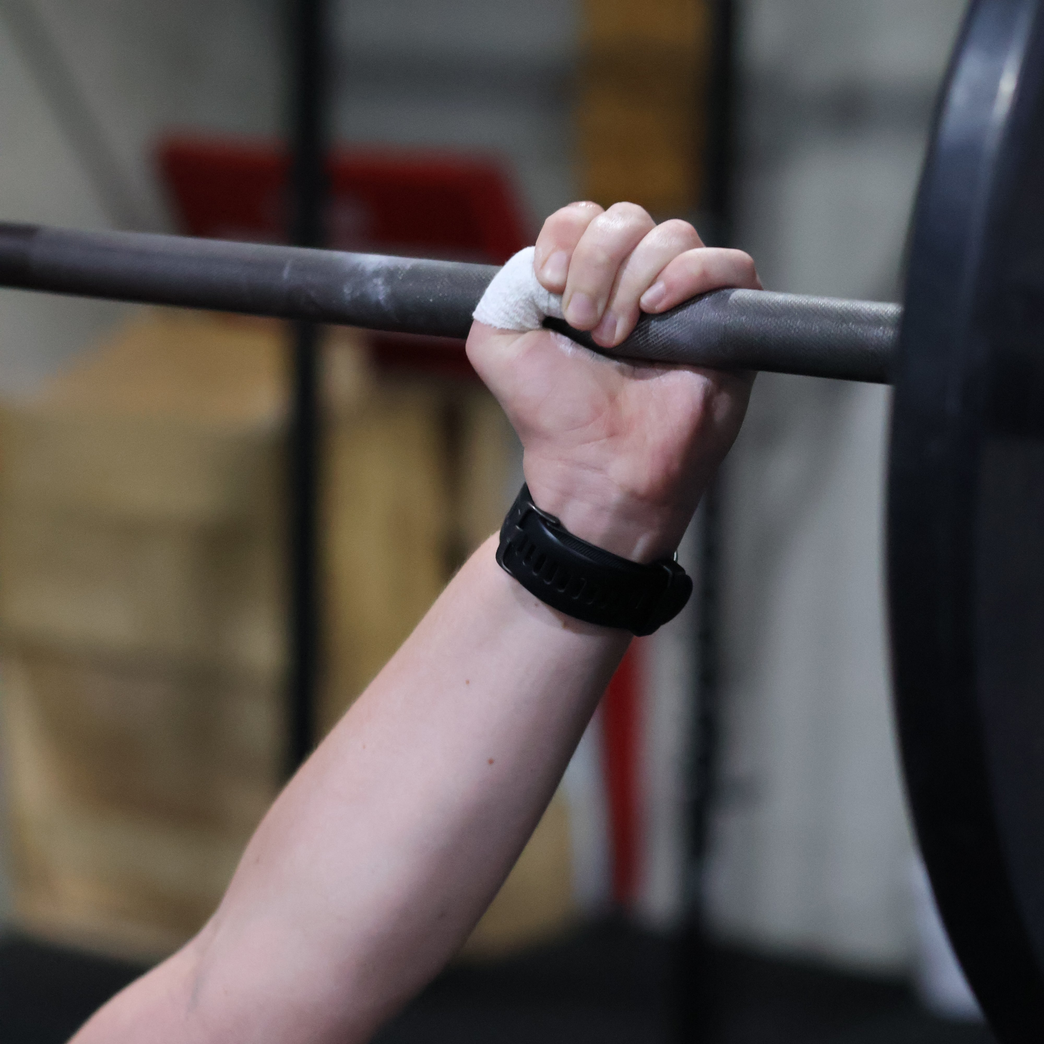 Grip+ Hook Grip Thumb Tape White snatch grip