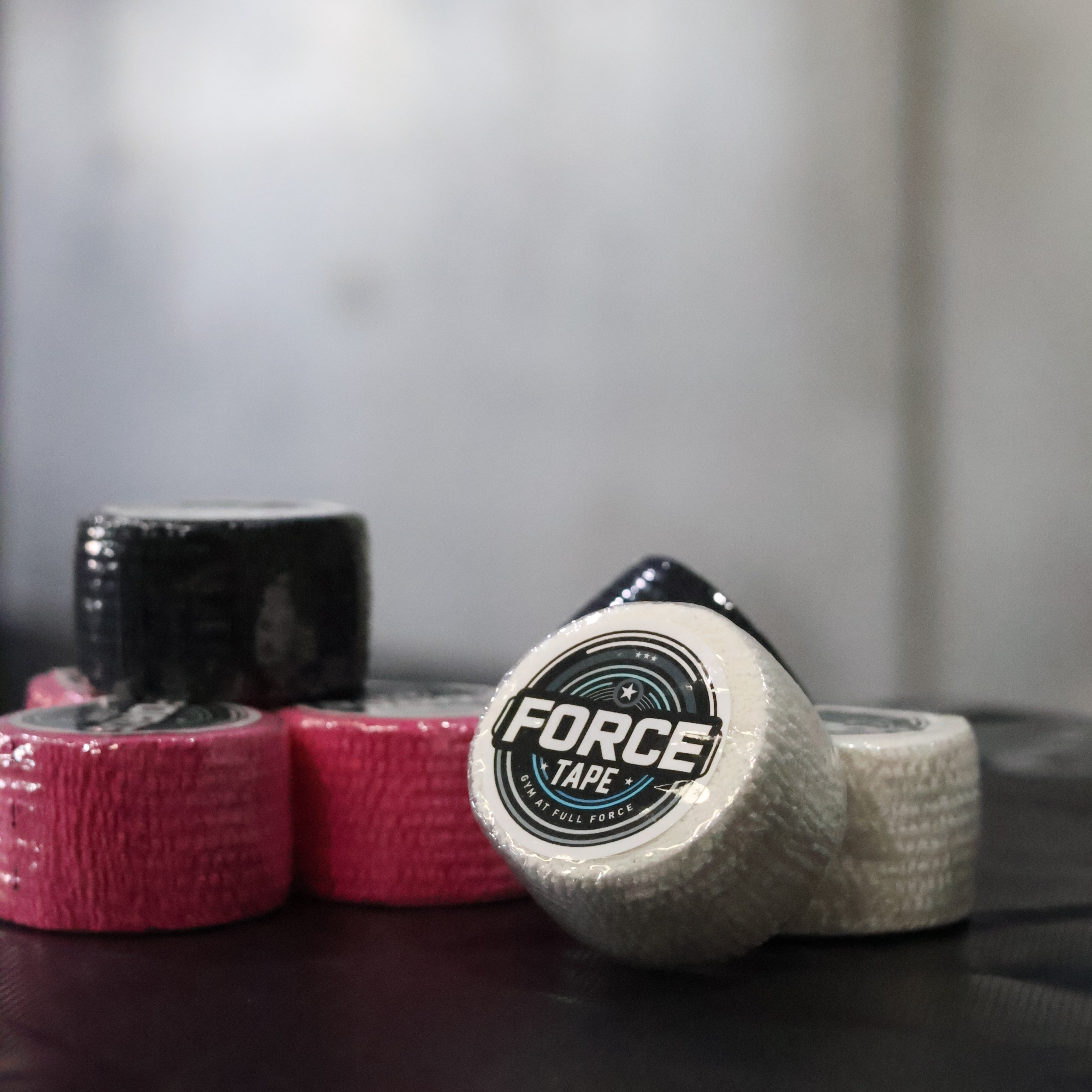 Grip+ Weightlifting Thumb tape multi colour stack for crossfit square