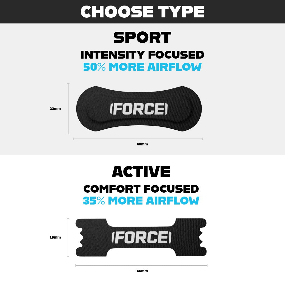 Airflow+ Nasal Strips | Black