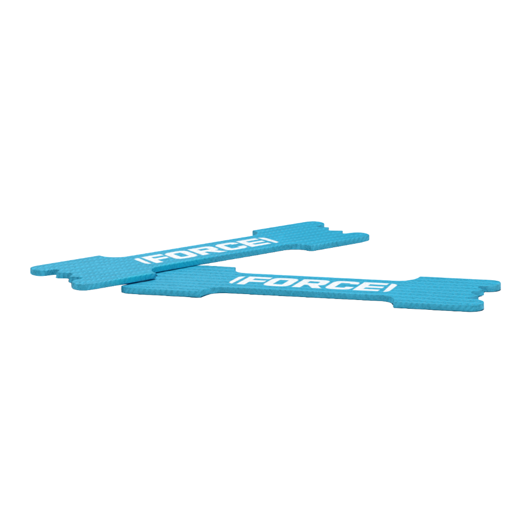 Limited-edition blue nasal strips for snoring and better breathing.