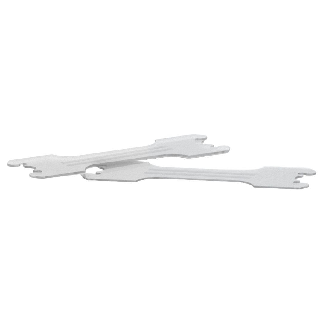 Clear nasal strips for snoring relief and improved airflow.
