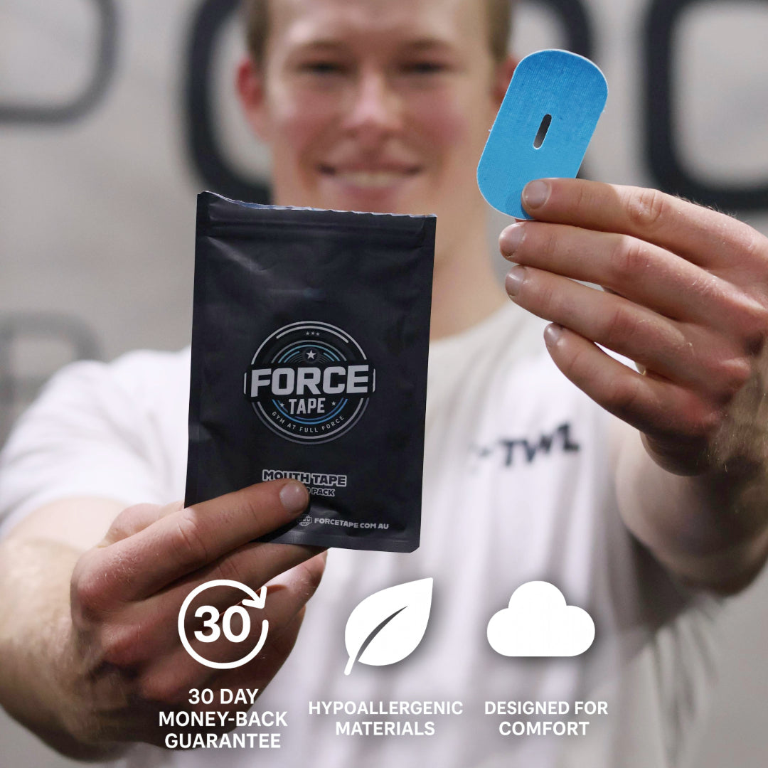 mouth tape for sleep with natural materials and latex free