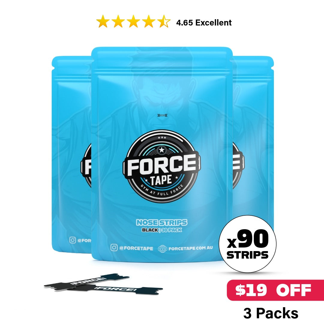 save 20 dollars on nose strips force tape 90 strips 3 pack bundle