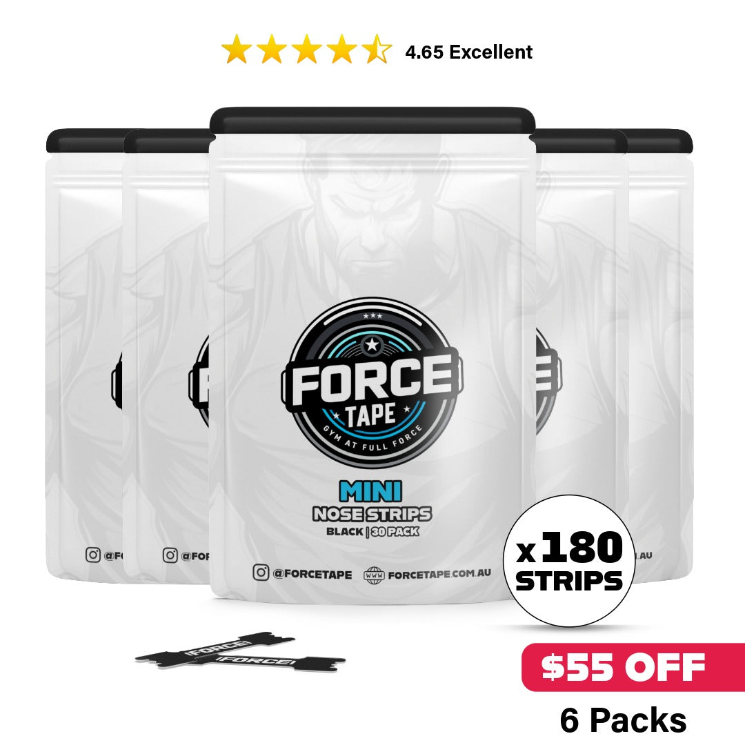 save 55 dollars on force tape nose strip mini size bundle 6 packs 180 strips