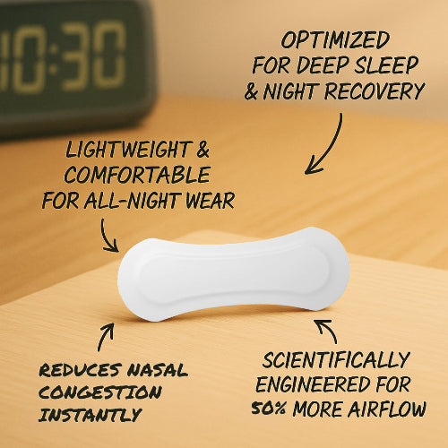 clear nasal nose strips reduce congestion and ideal for sleep and recovery