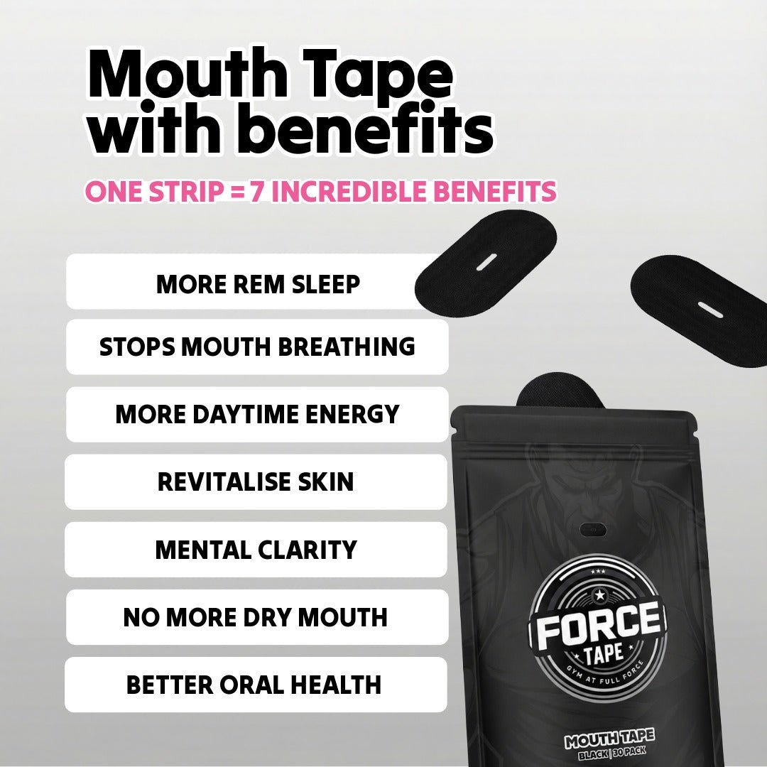 Force Tape Collagen+ mouth tape benefits for deeper sleep
