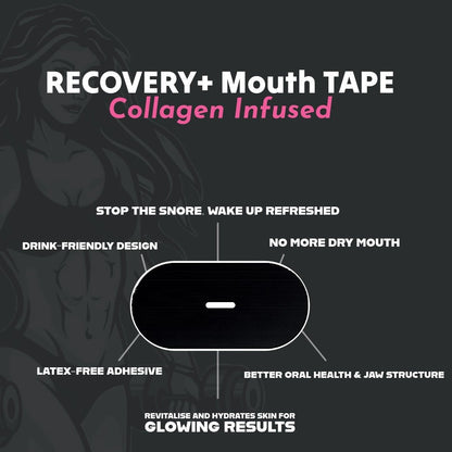 Force Tape Collagen+ mouth tape for overnight hydration