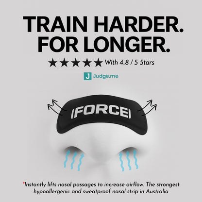 Airflow+ Nasal Strips | Black