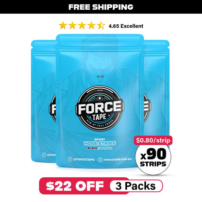 save 20 dollars on nose strips force tape 90 strips 3 pack bundle