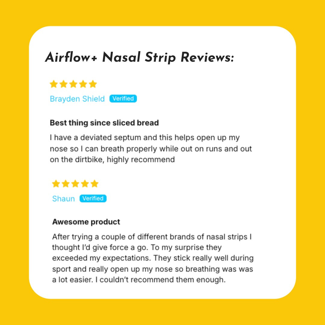 Airflow+ Nasal Strips | Lite