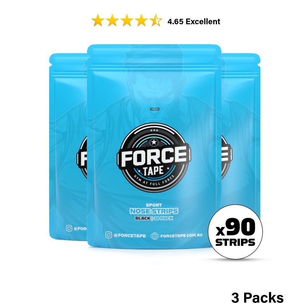 Force Tape Airflow+ nasal strip packets, 30-pack