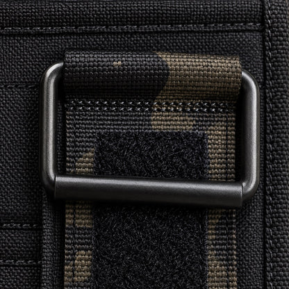 Close-up of Force Tape Support+ lifting belt buckle