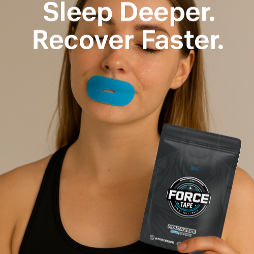 breathe better sleep deeper recover faster mouth tape no snoring