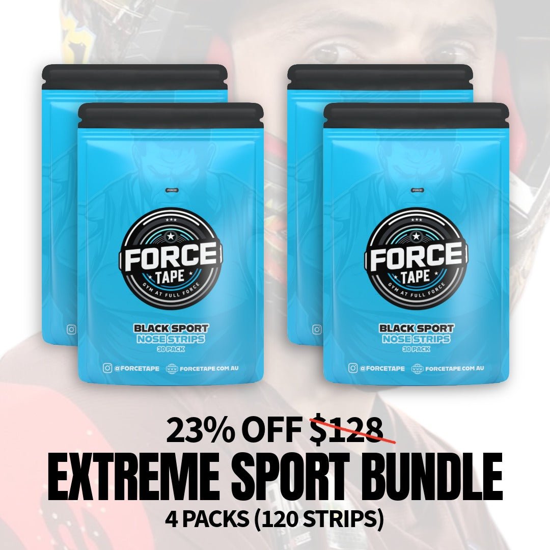 Force Tape sleep bundle with nasal strips and mouth tape