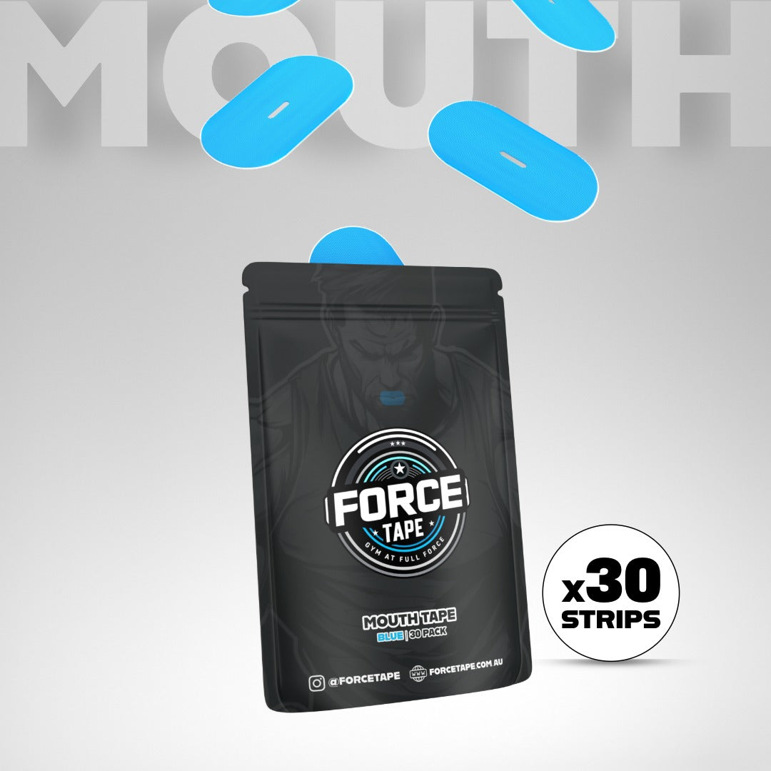 mouth tape blue is the best recovery and sleep mouth tape with 30 strips per pack