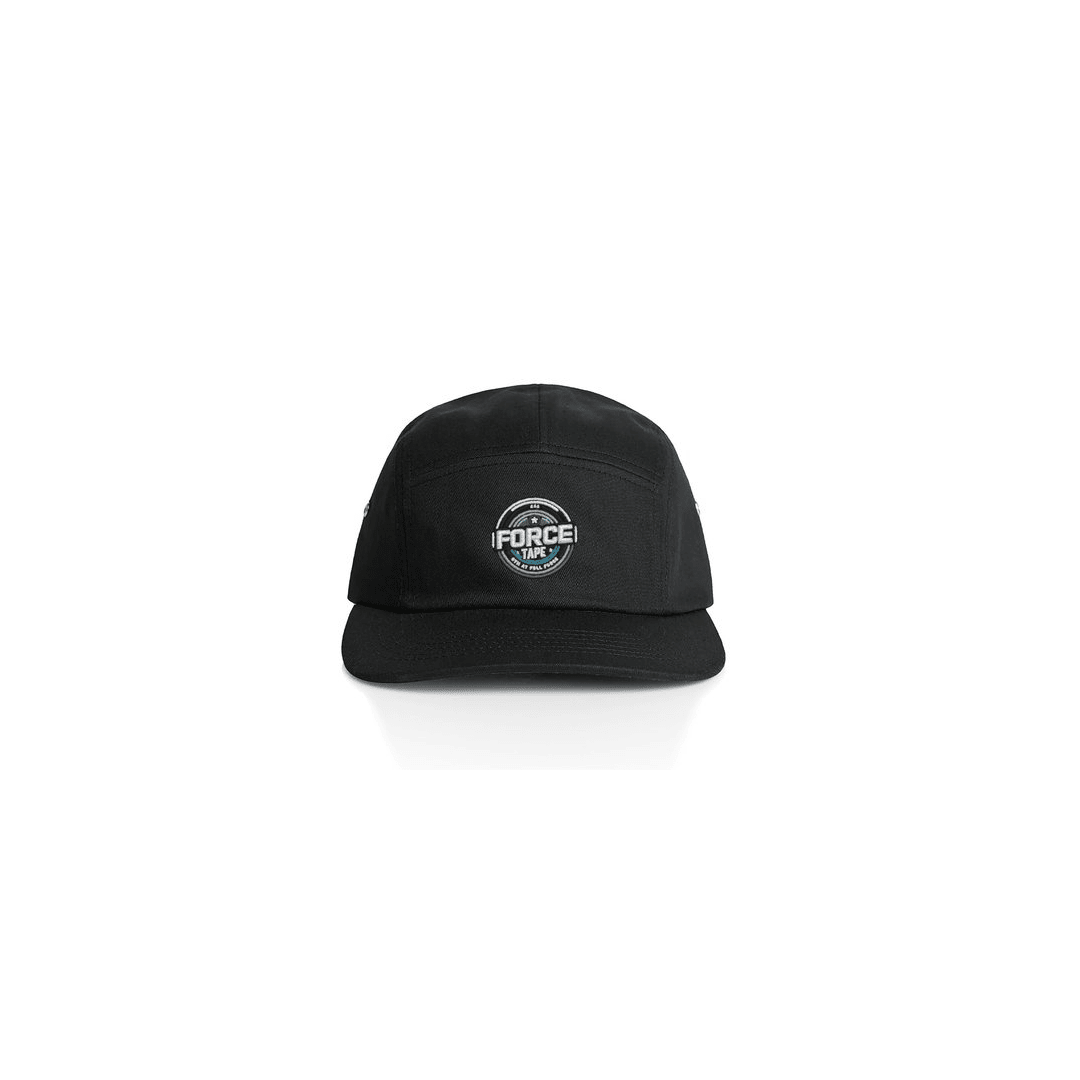 Force Tape 5-panel hat with durable design for athletes.