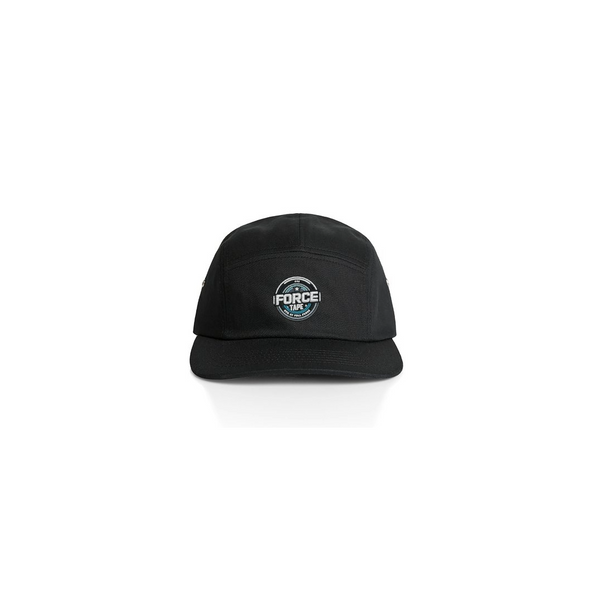 Force Tape 5-panel hat with durable design for athletes.
