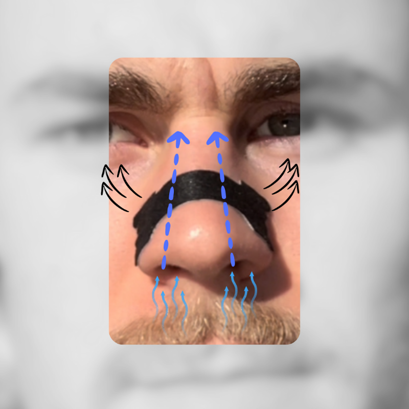 increase airflow and make your breathing easier and better with force tape nasal nose strips