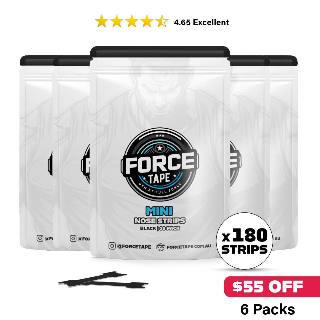 save 55 dollars on force tape nose strip mini size bundle 6 packs 180 strips