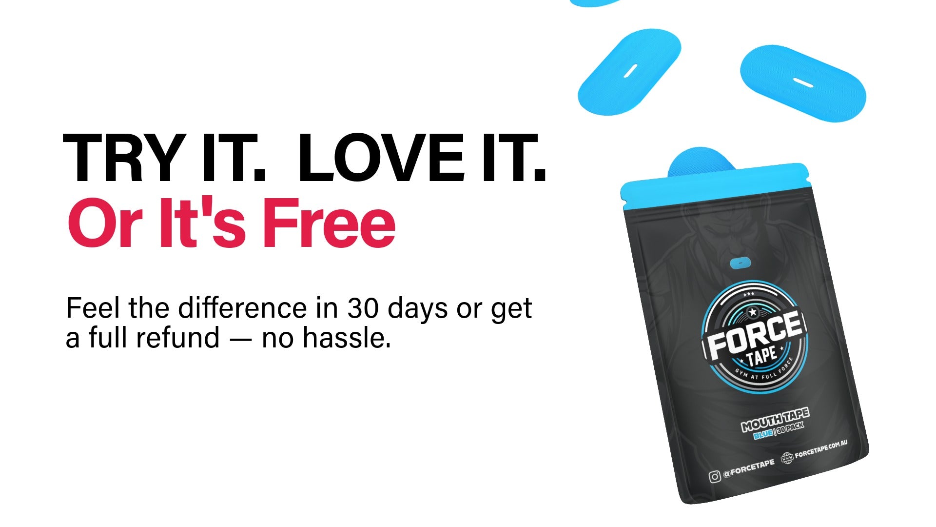 30 Day Money Back Guarantee - Free Trial - Feel the difference within 30 days or get a full refund